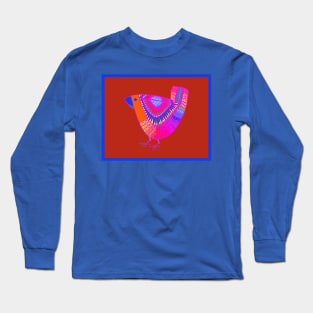 RED BIRD - RED BLUE Long Sleeve T-Shirt